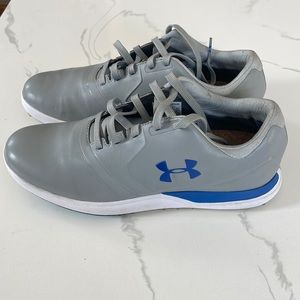 Under Armour golf spikeless golf shoe.